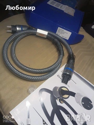 Monoaudio P902E6R HiFi High-End захранващ кабел, аудиофилски захранващ кабел 1.8 м с 5.5 , снимка 3 - Други - 54865941