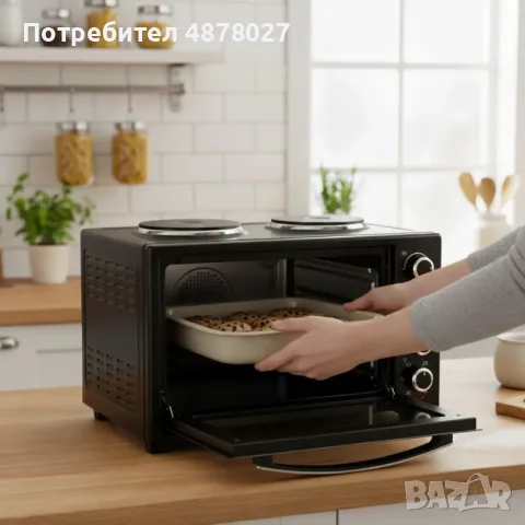 Малка готварска  печка TERMOMAX TXC56CL, снимка 3 - Печки, фурни - 55513741