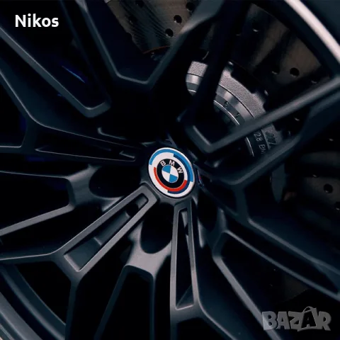BMW ЮБИЛЕЙНИ 50 г. Капачки за джанти 68мм, снимка 2 - Аксесоари и консумативи - 55651892