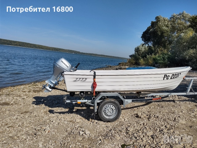 Лодка Fich boat 395-регистрирана, снимка 4 - Воден транспорт - 54069904