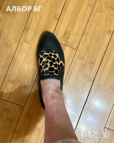 Обувки ест. кожа с ест. косъм, снимка 3 - Дамски ежедневни обувки - 54668006