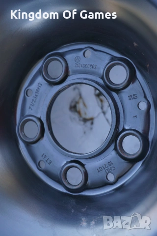 Оригинална Резервна Джанта и Стойка за Mercedes W210 71/2x16H2/ET41/Гума Pirelli P6000 215/55/16/3мм, снимка 3 - Гуми и джанти - 54462501