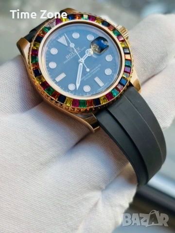 Rolex Yacht-Master 40mm 'Rainbow' Rose Gold Automatic Дамски Различни Варианти, снимка 4 - Дамски - 54047444