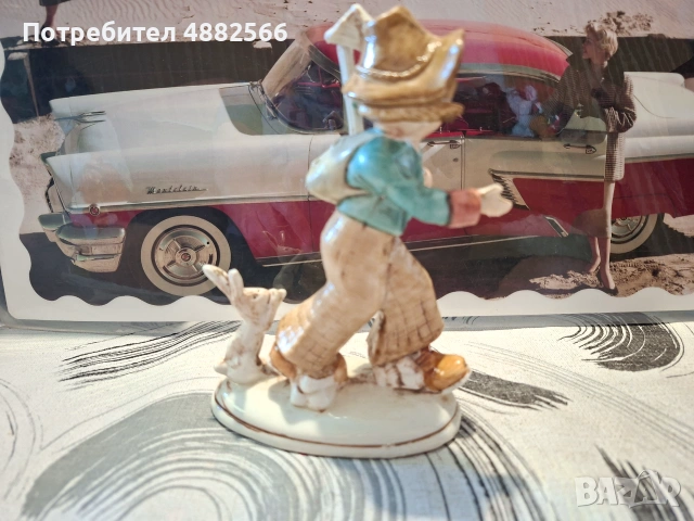 Немска порцеланова фигура, снимка 10 - Статуетки - 55258696