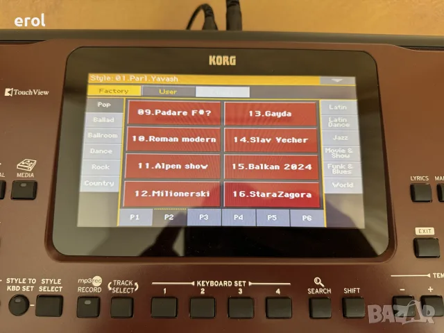 korg pa700 корг па 700 musi set v2.1, снимка 8 - Синтезатори - 55434864