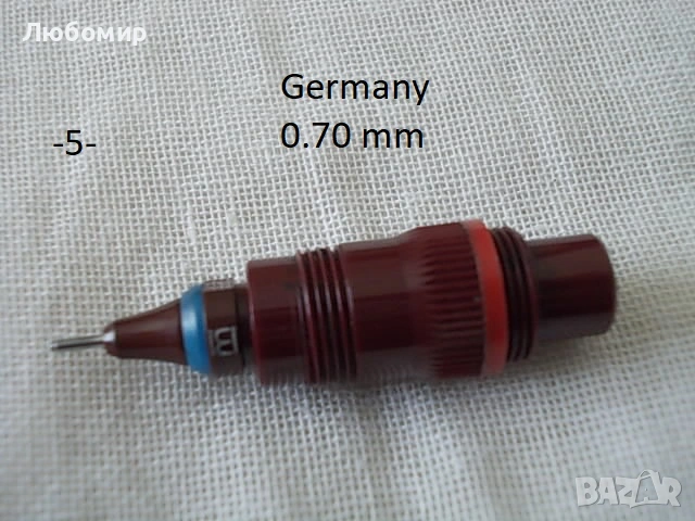 Глава с писец рапидограф Germany - списък, снимка 5 - Ученически пособия, канцеларски материали - 54552555
