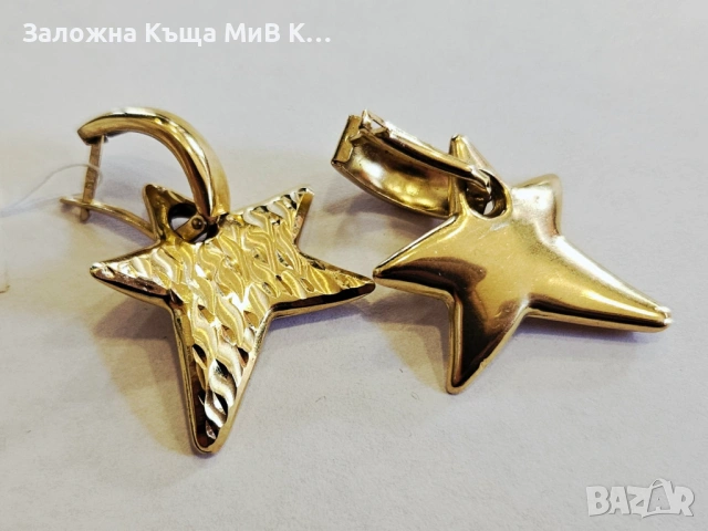 Златни обеци 6.32гр 02874-26/5, снимка 2 - Обеци - 54741544