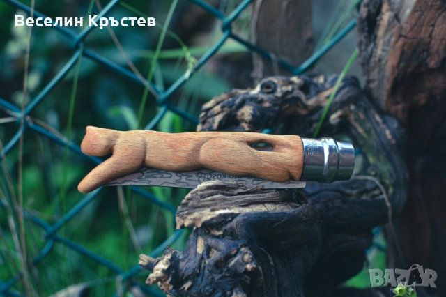 Сгъваем нож Opinel No.8 Carbone опинел Mod, снимка 6 - Ножове - 54707729