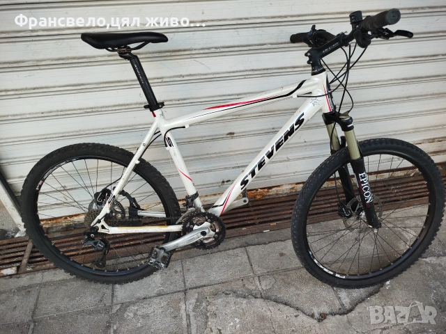 26 цола алуминиев велосипед колело размер 50 ,27 скорости Shimano deore, Stevens , снимка 5 - Велосипеди - 55002324