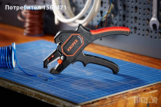  Клещи автоматични за сваляне на изолация, оголване на кабели KNIPEX 1262180, 0,2-6,0 mm², снимка 7 - Клещи - 55287750