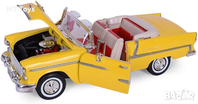 Метална кола Chevrolet Bel Air 1955 - 1:18, снимка 2 - Коли, камиони, мотори, писти - 54825611