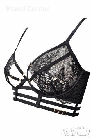 Hunkemöller дамски сутиен с дантела и декоративни ленти – размер 75D, снимка 2 - Бельо - 54502804