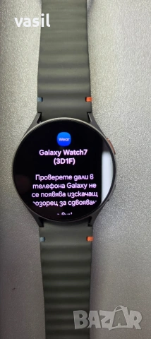 Samsung Galaxy Watch 7 LTE 44mm – като нов, работи самостоятелно!, снимка 3 - Друга електроника - 53978893