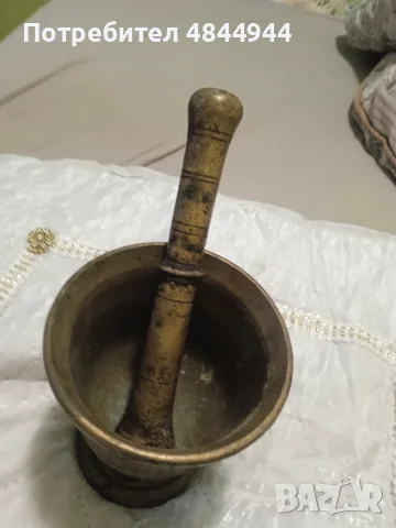 СТАРИНО МЕДНО ХАВАНЧЕ И МЕЛНИЦА ЗА КАФЕ25СМ