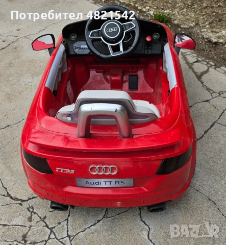 Акумулаторна кола с родителски контрол 6V AUDI TT ЧЕРВЕН, снимка 4 - Коли, камиони, мотори, писти - 54472725