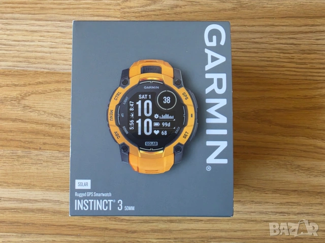 Garmin Instinct 3 solar 50mm, снимка 2 - Смарт гривни - 54579153