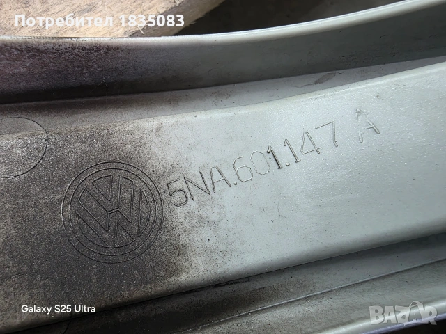 Оригинални тасове VW 17 цола, снимка 7 - Аксесоари и консумативи - 54396220