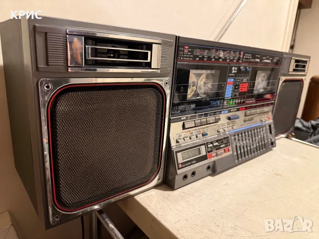 SHARP  GF-800Z(D) BOOMBOX,Made in JAPAN, снимка 6 - Радиокасетофони, транзистори - 55581629