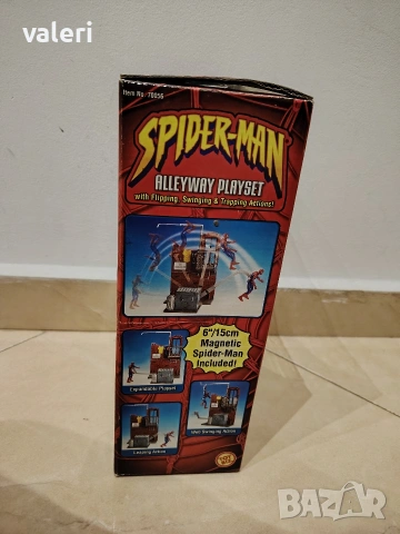 Spiderman, spiderman alley playset, vintage, Marvel, снимка 4 - Колекции - 54577161