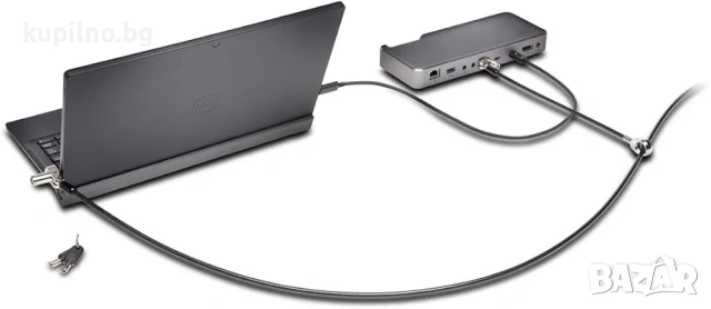 Двойна ключалка за лаптопи DELL , черна Kensington K67995WW N17