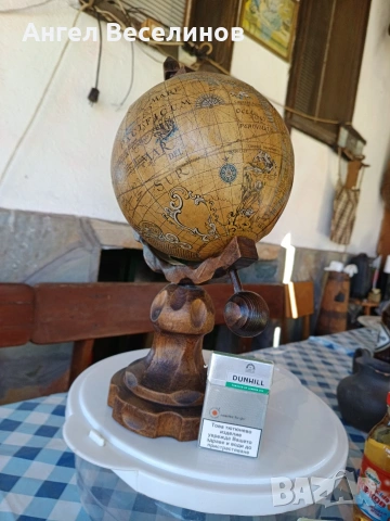 глобус стар стил , снимка 7 - Антикварни и старинни предмети - 54096080