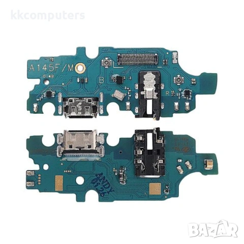 Конектор зареждане за SAMSUNG A145F Galaxy A14 на платка с микрофон и компоненти Original
