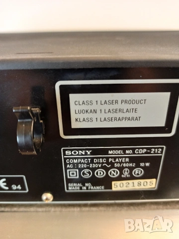 SONY CDP 212, снимка 7 - Декове - 54548620