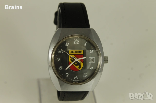 1960's JURA BERNOIS Automatic Швейцарски Ръчен Часовник, снимка 2 - Мъжки - 54853638