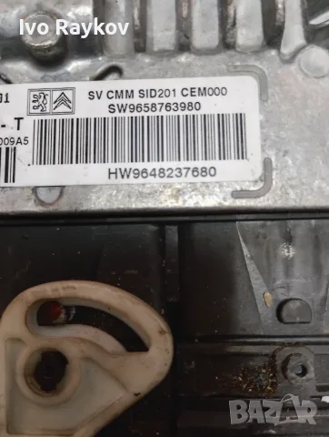 Компютър , ECU , 5WS40060I-T , SID 201 , Peugeot 607 2.7HDI, снимка 3 - Части - 55600751