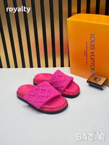 Louis Vuitton Нови Дамски Чехли Луи Витон , снимка 2 - Чехли - 55339554