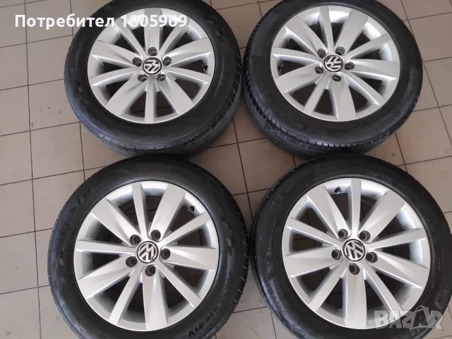 4бр. ал, джанти VW (оригинални) 5x112 , 7x16 , ET45, снимка 5 - Гуми и джанти - 55290781