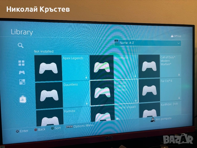 PS4 Slim 500GB с 3 игри, снимка 4 - PlayStation конзоли - 55082168