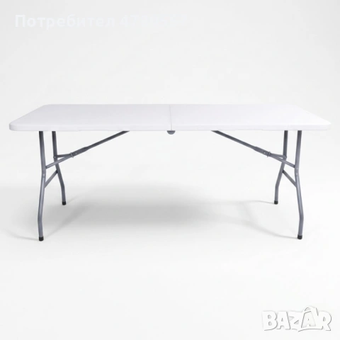 Сгъваема правоъгълна градинска маса, снимка 2 - Други стоки за дома - 54519617