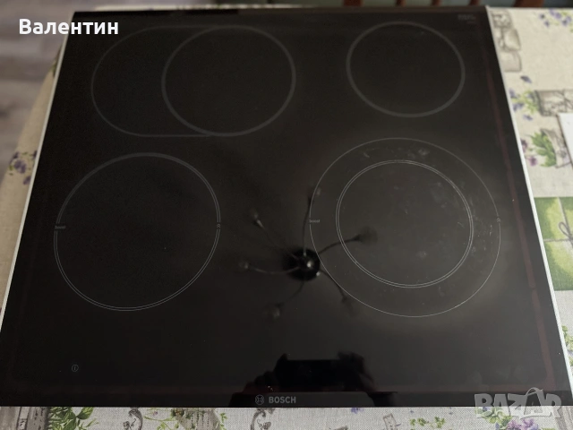 Керамичен плот за вграждане 8-ма серия BOSH PKN675DP1D