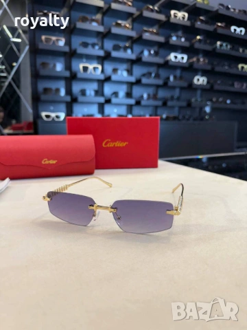 Cartier Нови Дамски Слънчеви Очила с Кутия Различни Цветове, снимка 6 - Слънчеви и диоптрични очила - 54626849