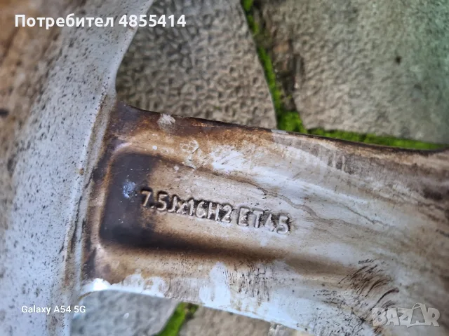 16цола 5х112 Ауди-66,6мм+зимни 225/55/16, снимка 12 - Гуми и джанти - 55329737