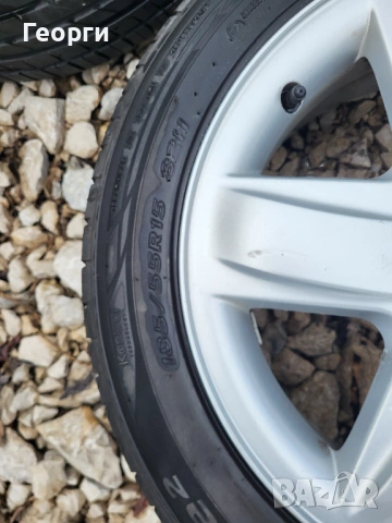 185 55 R15 Джанти с гуми renault, снимка 6 - Гуми и джанти - 54211951