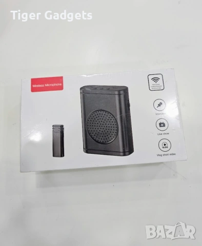 Преносим гласов усилвател с безжичен микрофон (щипка) – Bluetooth колонка 10W, 2600mAh батерия, снимка 7 - Ресийвъри, усилватели, смесителни пултове - 54427553