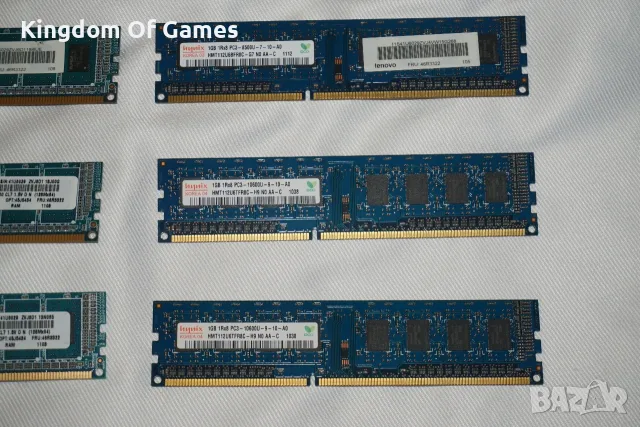 Лот от 28 броя RAM ПАМЕТ DDR2 512MB/DDR3 2GB/1GB Тествана и Работеща за Настолен Компютър, снимка 10 - RAM памет - 55501350