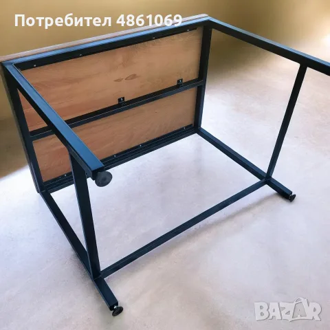 Професионална работна маса – ръчна изработка | Масивен 36 мм плот | Изключително здрава конструкция, снимка 10 - Работни маси и бюра - 55425189