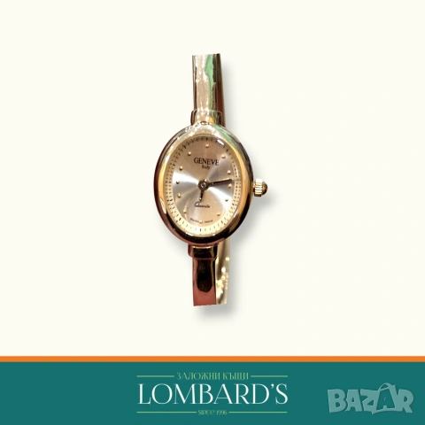 Часовник GENEVE Italy quartz 14K Gold, N: 35216