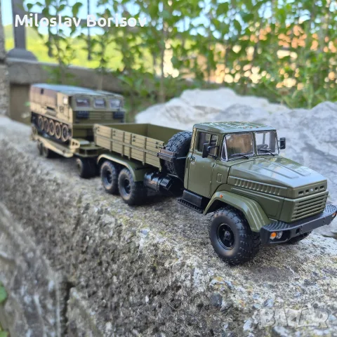 Краз/ремарке/АТС-59Г в мащаб 1:43, снимка 8 - Колекции - 55422909