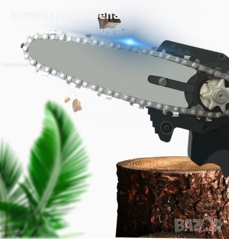 Ръчен електрически верижен трион 15 см с две батерии – Компактна мощност за лесно рязане, снимка 11 - Градинска техника - 54108353