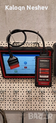 професионална автодиагностика Thinkdiqg2 + таблет Lenovo 