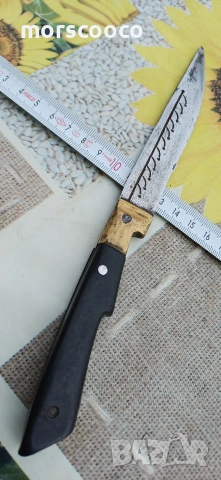 Стар кован бургуджийски нож , снимка 3 - Ножове - 54094953