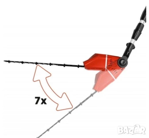 Акумулаторен телескопичен мултифункционален инструмент 2 в 1 Einhell GE-HC 18 Li T, 18 V, Solo Power, снимка 6 - Градинска техника - 55022453