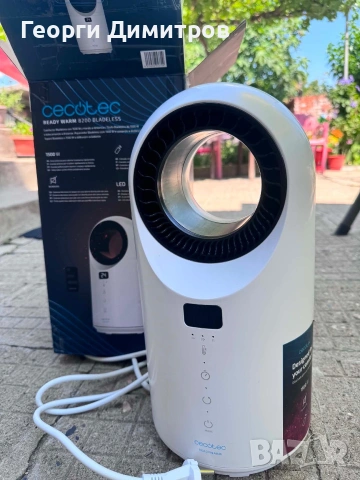 Керамичен отоплител Cecotec Ready Warm 8200 Bladeless 1500w, снимка 2 - Отоплителни печки - 55018549