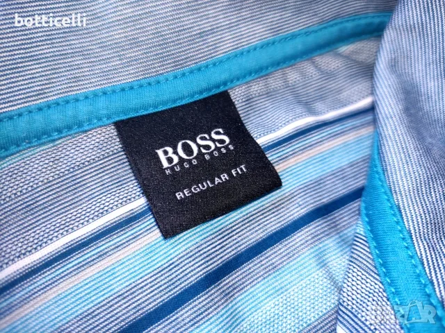 Hugo Boss Polo Shirt Mens - M - оригинална мъжка тениска, снимка 4 - Спортни дрехи, екипи - 55504070