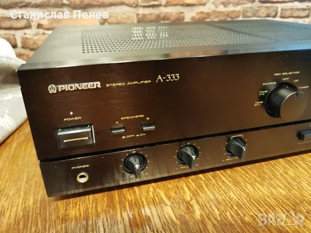 Pioneer A-333 Integrated Stereo Amplifier, снимка 3 - Ресийвъри, усилватели, смесителни пултове - 55423973