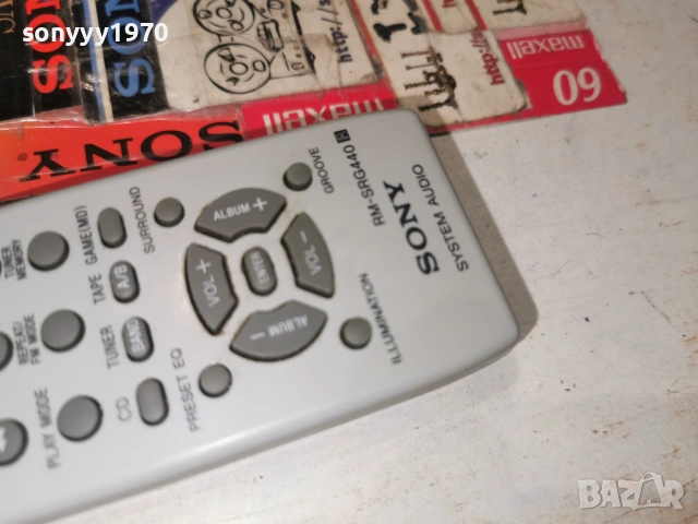 SONY RM-SRG440 AUDIO REMOTE-ВНОС SWISS 2705261905М, снимка 4 - Ресийвъри, усилватели, смесителни пултове - 54691613